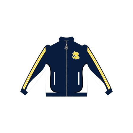 Zip Through Mesh Panelled Tracksuit